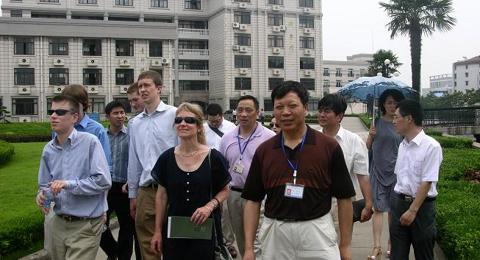 美国新罕布什尔州都柏林高中师生来访